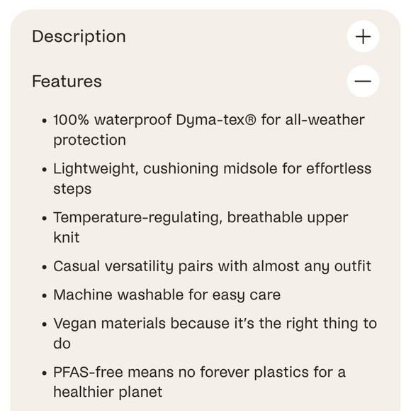 Vessi▪️W8 Weekend Sneakers Oak Brown Knit Low Top Waterproof Shoes - Picture 9 of 10